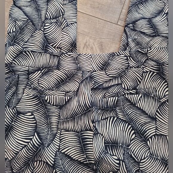 Ann Taylor Factory Palm Leaf Ankle Pant - Picture 2 of 4